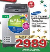 Samsung Silver Top Load Washing Machine-13kg