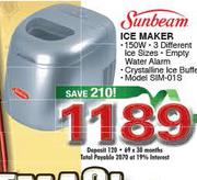 SUNBEAM ICE MAKER (Model SIM-01S)
