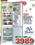 Defy Metaal Yskas Met Onderlaai-Vrieskas En Waterkraan-330Ltr