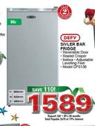 Defy Silver Bar Fridge-90Ltr
