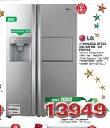 LG Stainless Steel Water On Tap Fridge-506Ltr