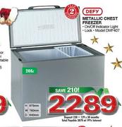 Defy Metallic Chest Freezer-205Ltr