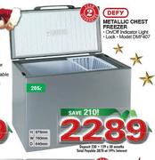 DEFY METALLIC CEAST FREEZER (Model DMF407)