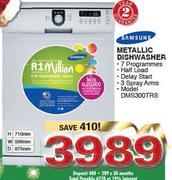 SAMSUNG METALLIC DISHWASHER (Model DMS300TRS)