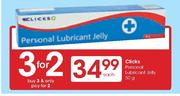 Clicks Personal Lubricant Jelly-50g Each