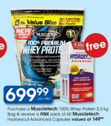 Muscietech 100% Whey Protein-2.3Kg Bag 