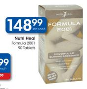 Nutri Heal Formula 2001-90 Tablets Per Pack
