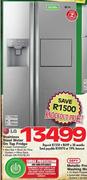 LG Stainless Steel Water On Tap Fridge-506ltr