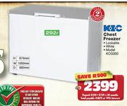 KIC Chest Freezer-202Ltr