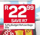 Tuffy Budget Refuse Bags-20s
