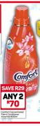 Comfort Concentrated Fabric Conditioner Assorted-2X800ml