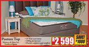 Posture Top Double or Queen Mattress & Base Set