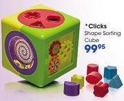Clicks Shape Sorting Cube-Each
