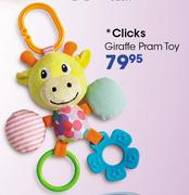 Clicks Giraffe Pram Toy-Each