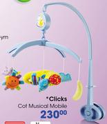 Clicks Cot Musical Mobile-Each