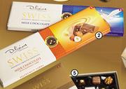 D.licious Swiss Fruit & Nut Or Hazelnut Slab-300g Each