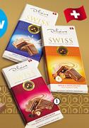 D.licious Swiss Fruit & Nut,Hazelnut Or Milk Slab-100g Each