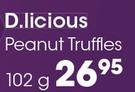 D.licious Peanut Truffles-102G