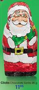 Clicks Chocolate Santa-48G