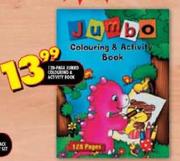 128-Page Jumbo Coloured & Activity Book