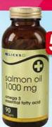  Clicks Gold Salmon Oil 1000mg 60 Softgels Per Pack