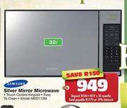 Samsung Silvr Mirror Microwave(Model ME113M)-32L