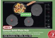 Defy Gemini Solid Plate Hob(Model DHD326)-700mm