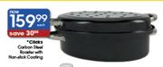 Clicks Carbon Steel Roaster with Non-Stick Coating-Each