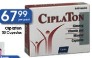 Ciplaton 30 Capsules Per Pack