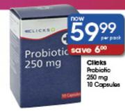 Probiotic 250Mg 10 Capsules Per Pack