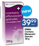Cranberry Effervescent Granules 120Gm Each