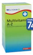 Clicks Multivitamin A-Z 90 Tablets Per Pack