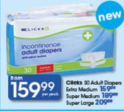 Incontinence Adult Diapers Extra Medium Per Pack