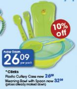 Clicks Plastic Cutlery Case