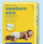 Clicks Midi Or Maxi Value Pack Sisposable Nappies-2's