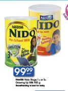 Nestle Nido Stage 1 + Or 3+ Growing Up Milk-900g Each