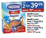Nestle Cerelac Stage 1 Cereal-2x250g