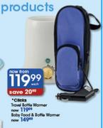 Clicks Travel Bottle Warmer Each
