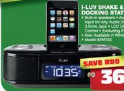 I-Luv Shake & Wake Docking Station(iMM153)