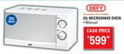 Defy Manual Microwave Oven-20Ltr