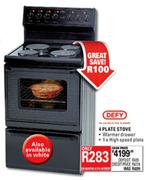 Defy 4 Plate Stove