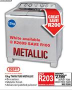 Defy Twin Tub White-13kg