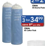 Clicks Cotton Pads-3x80's