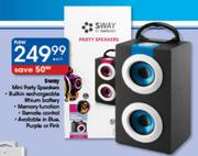 Sway Mini Party Speakers Each
