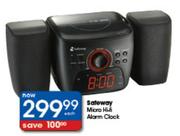Safeway Micro Hi-Fi Alarm Clock Each