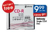 Safeway Single CD-R Disc-Per Offer