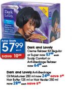 Dark And Lovely Creme Relaxer Kit Regular Or Super Each