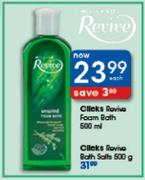 Clicks Revive Foam Bath-500ml Each