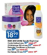 Dark And Lovely Beautiful Beginnings Comfy Hairfood Each