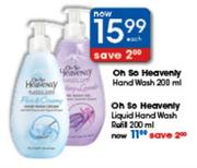 Oh So Heavenly Hand Wash-200ml Each